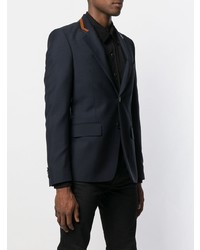 Givenchy Leather Detailed Blazer
