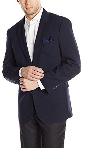 Louis Raphael Men's Two Button Side Vent Flat Front Slim Fit Suit, Khaki,36SX28W  at  Men's Clothing store