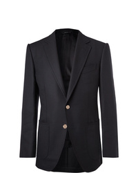 Tom Ford Midnight Blue Oconnor Slim Fit Wool And Mohair Blend Hopsack Blazer