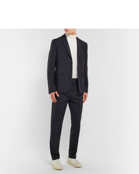 Acne Studios Navy Antibes Unstructured Wool And Mohair Blend Blazer