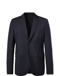 Acne Studios Navy Antibes Unstructured Wool And Mohair Blend Blazer