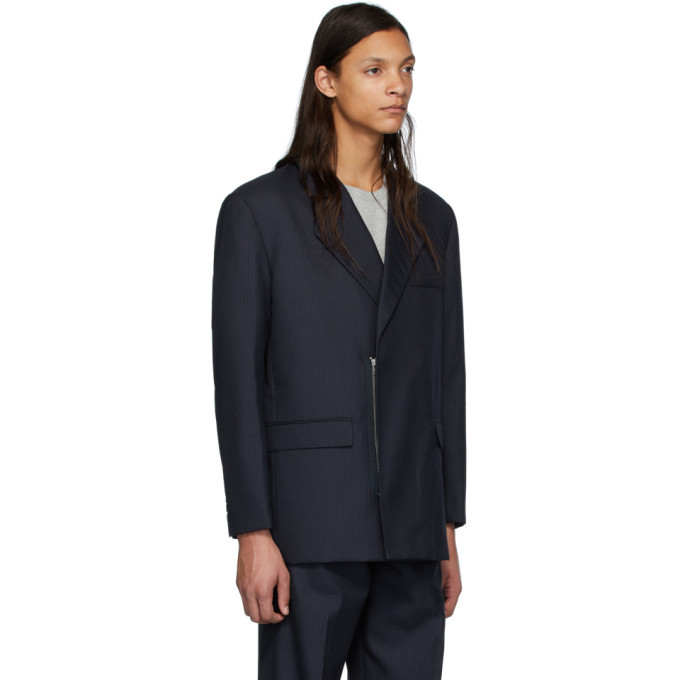 GR-Uniforma Navy Classic Suit Blazer, $555 | SSENSE | Lookastic