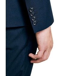 Topman Navy Skinny Fit Suit Jacket
