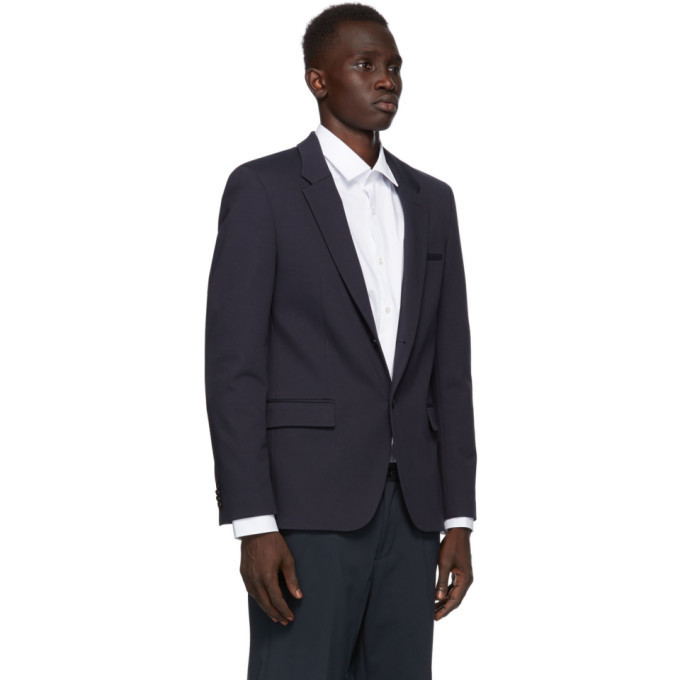 Hugo Navy Slim Fit Blazer, $465 | SSENSE | Lookastic