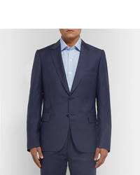 Paul Smith Navy Soho Slim Fit Puppytooth Wool Suit Jacket