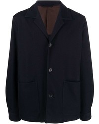 Zegna Notched Collar Button Up Jacket