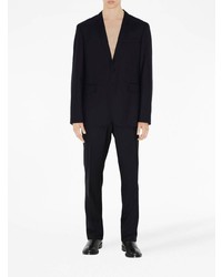 Burberry Notched Collar Single Breasted Blazer
