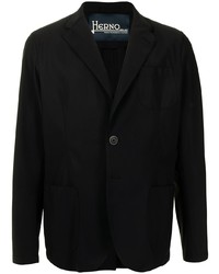 Herno Notched Lapel Single Breasted Blazer