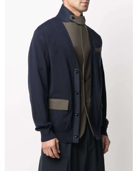 Sacai Panelled Blazer Style Cardigan