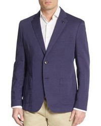 Michael Kors Regular Fit Cotton Linen Sportcoat