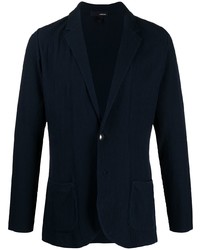 Lardini Ribbed Single Breasted Blazer