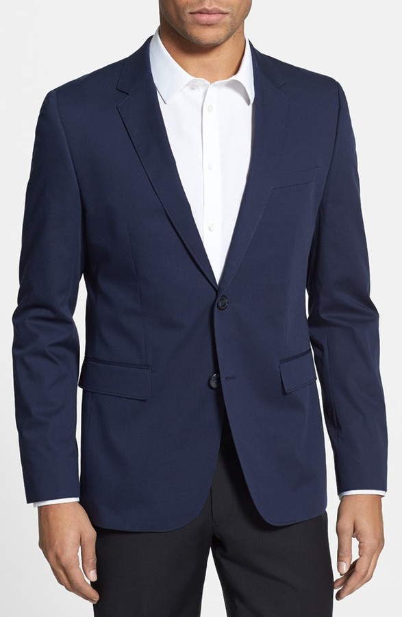 Hugo Ris Extra Trim Fit Stretch Cotton Blazer, $495 | Nordstrom ...