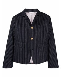 Thom Browne Rwb Stripe Cropped Jacket