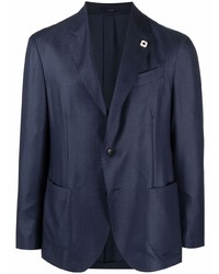 Lardini Single Breasted Fitted Blazer