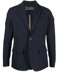Herno Single Breasted Fitted Blazer