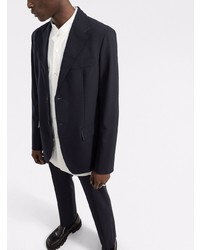 There Was One Single Breasted Long Sleeved Blazer