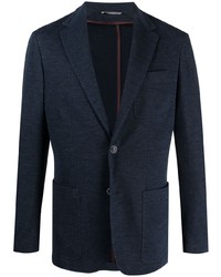 Canali Single Breasted Textured Blazer