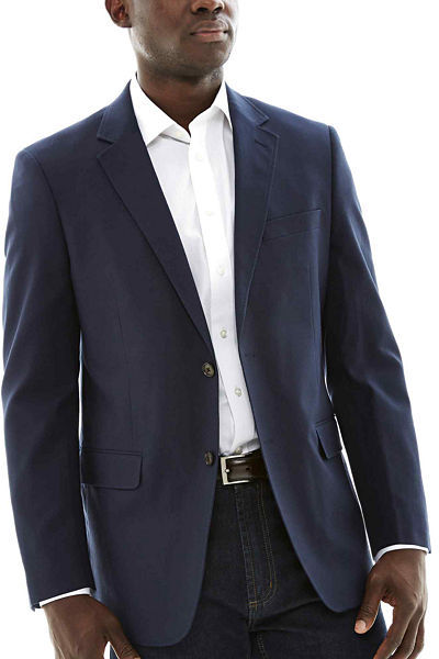 Stafford Stafford Signature Cotton Sport Coat, $61 | jcpenney | Lookastic