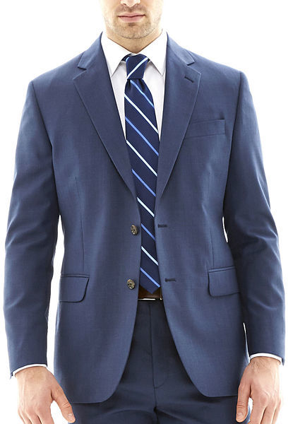 Stafford Stafford Travel Suit Jacket Classic, $105 | jcpenney | Lookastic