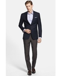 Ted Baker London Judd Trim Fit Navy Wool Blazer
