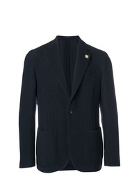 Lardini Textured Blazer Jacket