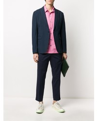 Dondup Textured Single Breasted Suit Jacket