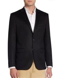 Saks Fifth Avenue RED Trim Fit Zeiss Solid Cashmere Sportcoat