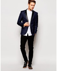 Selected Tuxedo Suit Jacket In Slim Fit