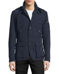 Ralph Lauren Twill Button Front Sport Coat Jacket Navy