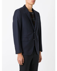 Lanvin Two Button Suit Jacket Blue