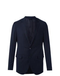 Lanvin Two Button Suit Jacket Blue