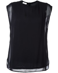 Akris Punto Sheer Overlay Top