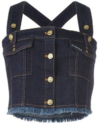House of Holland Hoh X Lee Collaboration Dungaree Top