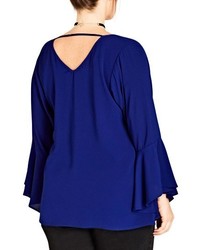 City Chic Plus Size Bell Sleeve Top