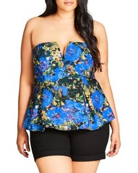 City Chic Plus Size Strapless Top