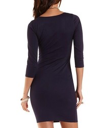 Charlotte Russe Double Breasted Bodycon Dress