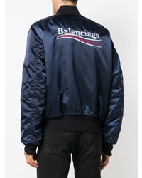 Balenciaga Archetype Embroidered Bomber Jacket