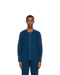 Homme Plissé Issey Miyake Blue Monthly Colors September Jacket