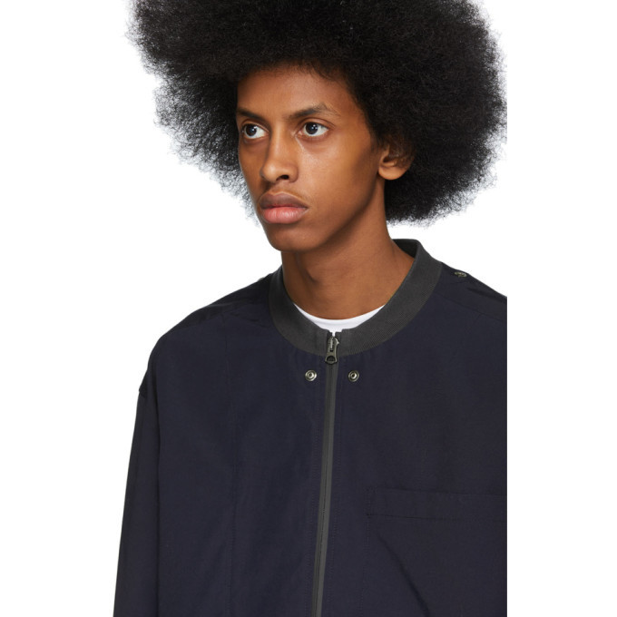 Acne Studios Blue Okir Jacket, $275 | SSENSE | Lookastic
