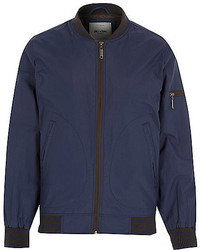 River Island Blue Only Sons Bomber Jacket