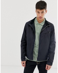 Barbour International Bower Wax Jacket In Navy