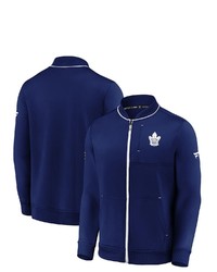 FANATICS Branded Blue Toronto Maple Leafs Authentic Pro Locker Room Full Zip Jacket At Nordstrom