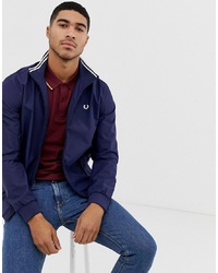 Fred Perry Brentham Jacket In Navy