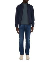 Herno Contrast Trim Bomber Jacket