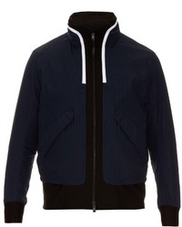 Tim Coppens Layered Hooded Bomber Jacket