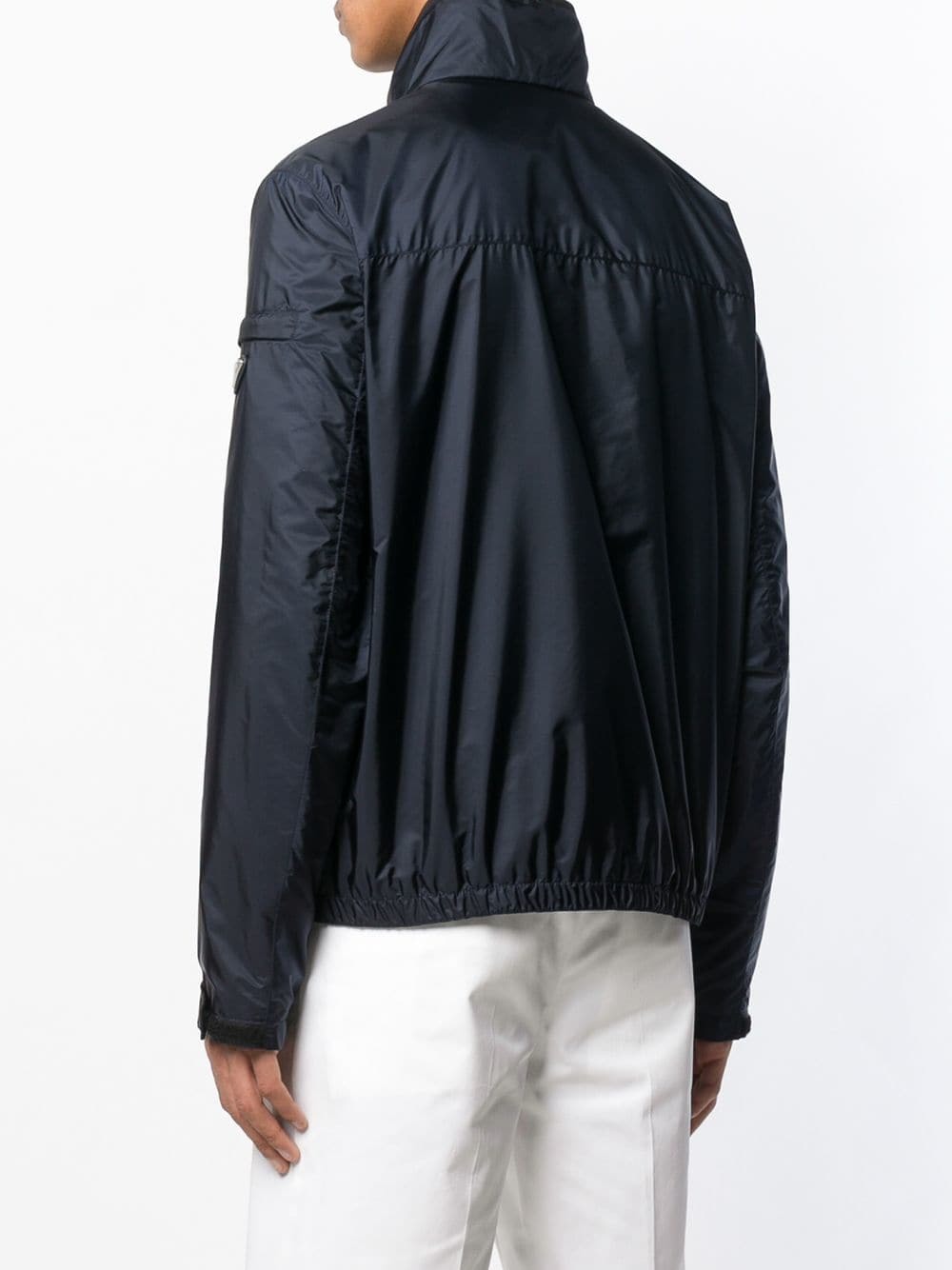 Prada Logo Plaque Jacket, $831 | farfetch.com | Lookastic