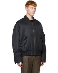 Wooyoungmi Navy Insulated Bomber
