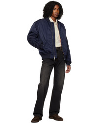 Schott Navy Ma 1 Bomber Jacket