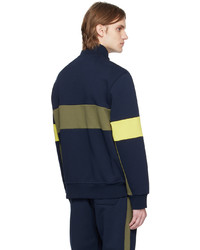 Polo Ralph Lauren Navy Yellow Color Block Jacket