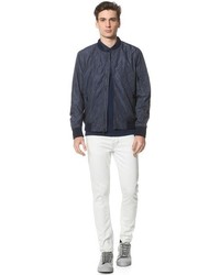 Calvin Klein Jeans Nylon Dot Aviator Jacket